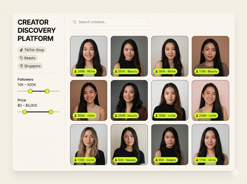 Find the right creators